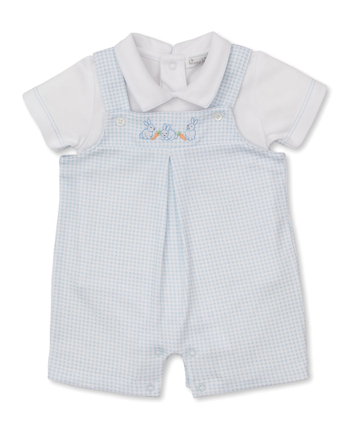 Kissy Kissy Baby Bunny Patch Shortie Dungaree Set