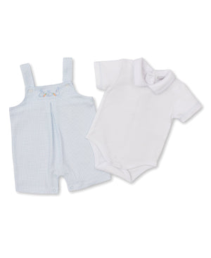 Kissy Kissy Baby Bunny Patch Shortie Dungaree Set