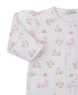 Kissy Kissy Baby Bunny Patch Footie Pink