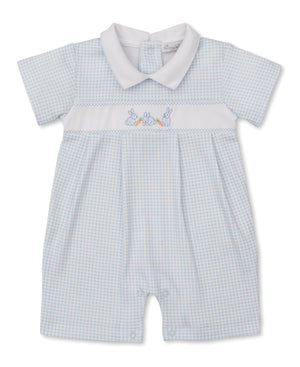 Kissy Kissy Baby Bunny Patch Shortie Playsuit Blue