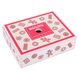 BigJigs Wooden Play Food Biscuit Box