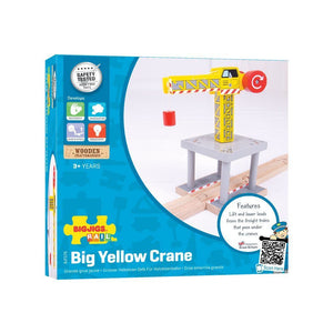 BigJigs Wooden Big Yellow Crane
