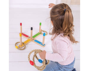 BigJigs Wooden Quoits Game