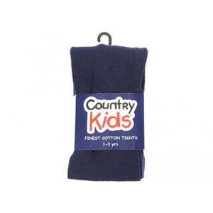 Country Kids Luxury Cotton Tights Navy