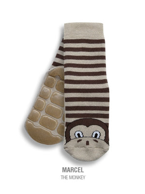 Country Kids Slipper Socks Marcel Monkey