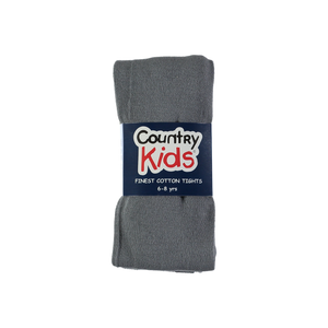 Country Kids Luxury Cotton Tights Slate Grey