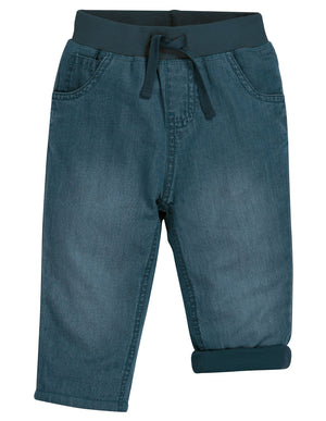 Frugi Comfy Lined Jeans, Chambray