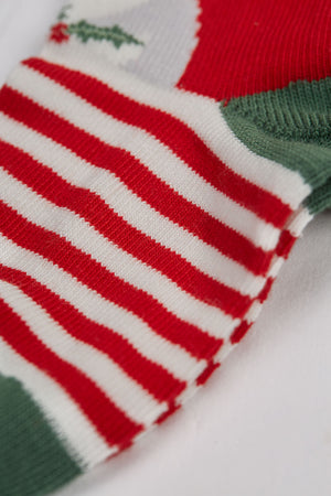 Frugi Super Socks in a Bag True Red Stripe Mouse