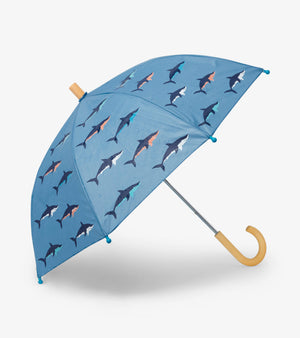 Hatley Colour Changing Umbrella Swimming Sharks
