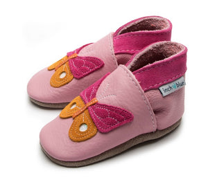 Inch Blue Shoes Papillon Baby Pink