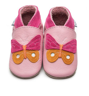 Inch Blue Shoes Papillon Baby Pink