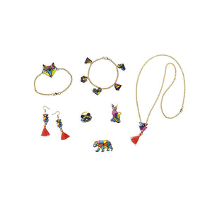 Janod Geometrix Shrink Plastic Jewellery Set