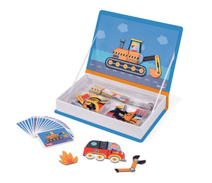 Janod Magnetic Book, Racers