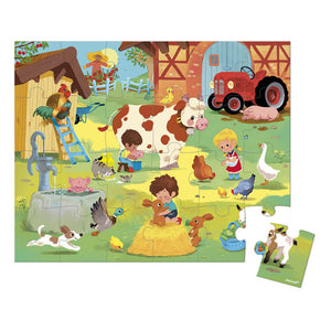 Janod Puzzle A Day At the Farm 24 pieces