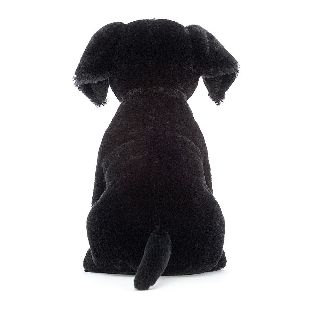 Jellycat black deals and white dog