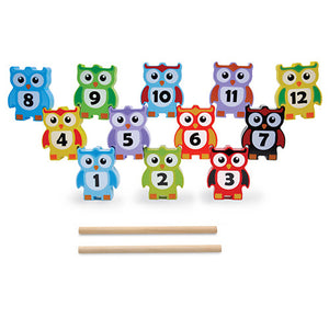 Jumini Wooden Stacking Owls 12 Piece