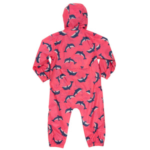 Kite Puddlepack Dolphin Suit Pink
