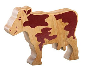 Lanka Kade Fairtrade Natural Wood Toys-Cow