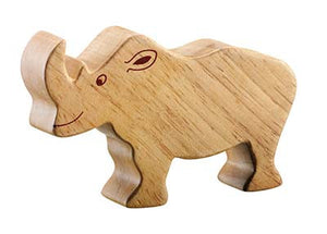 Lanka Kade Fair Trade Natural Wood Toys Rhino