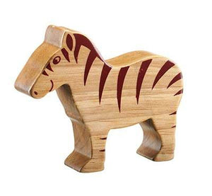 Lanka Kade Fair Trade Natural Wood Toys- Zebra