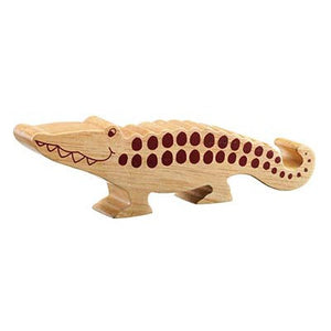 Lanka Kade Fair Trade Natural Wood Toys Crocodile