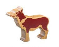 Lanka Kade Fairtrade Natural Wood Toys Sheep Dog