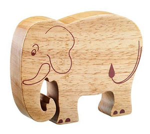 Lanka Kade Fair Trade Natural Wood Toys-Elephant
