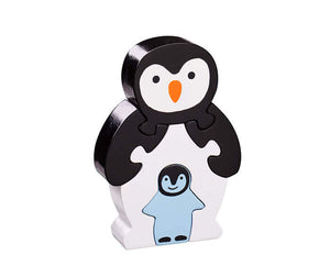 Lanka Kade Wooden Penguin and Baby Puzzle
