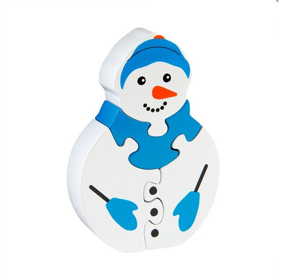 Lanka Kade Wooden Snowman Jigsaw Puzzle