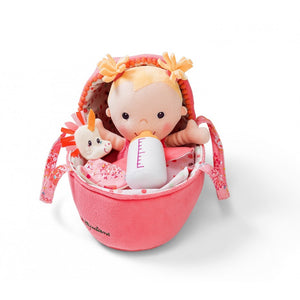 Lilliputiens Louise Baby Doll with Carry Cot