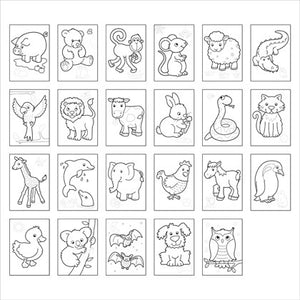 Orchard Toys Colouring and Sticker Book Animals