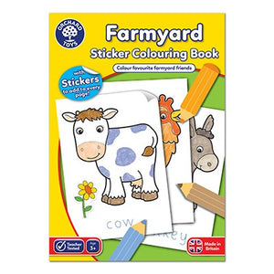 Orchard Toys Colouring and Sticker Book Farmyard
