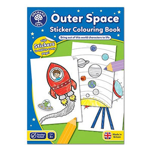 Orchard Toys Colouring and Sticker Book Outer Space
