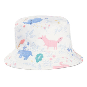Animal Print Bucket Sun Hat