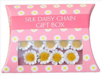 Spotted Cow Silk Daisy Chains 20 Pack in Pillow Box