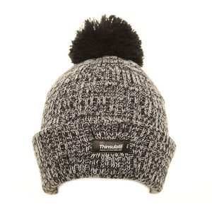 Thinsulate Marl Bobble Hat Navy
