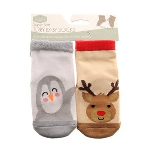Ziggle Reindeer and Penguin Socks