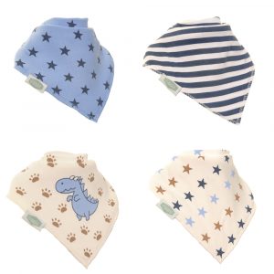 Bandana Dribble Bibs 4 Pack Dinos