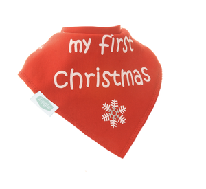 Bandana Dribble Bib My First Christmas