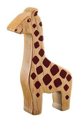 Lanka Kade Fair Trade Natural Wood Toys-Giraffe